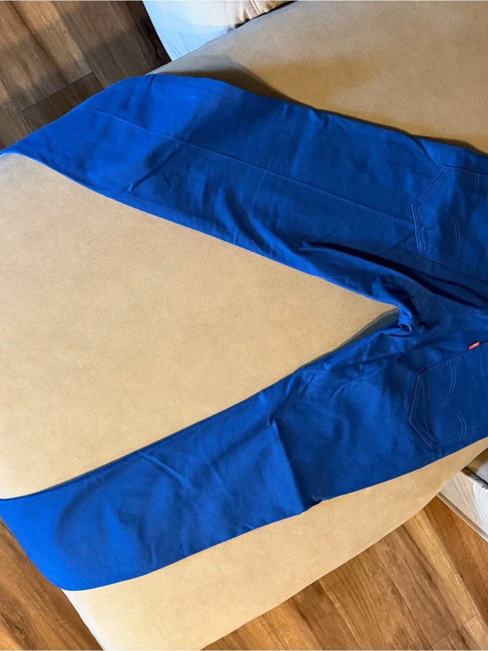 Levi's Men’s  Electric Blue Straight Fit Jeans 32x32